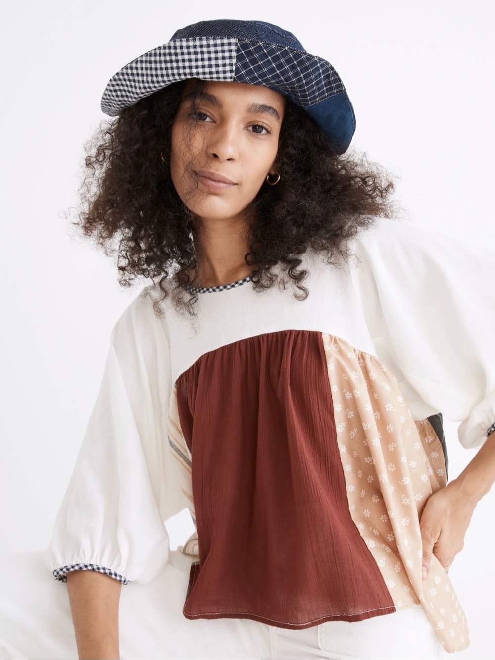 Madewell x La Réunion Upcycled Bucket Hat